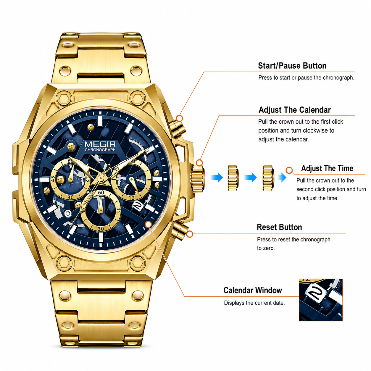 MEGIR "Gilded Royal" | L'Éclat de l'Or