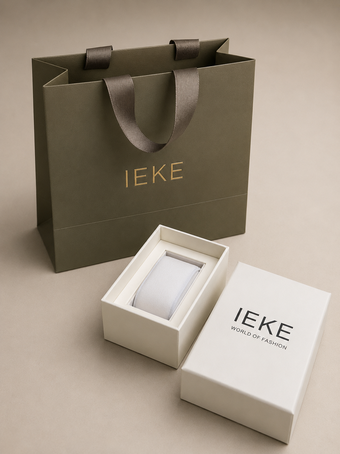 IEKE "Two-Tone Glamour" – L'Équilibre Parfait de l'Or et de l'Argent
