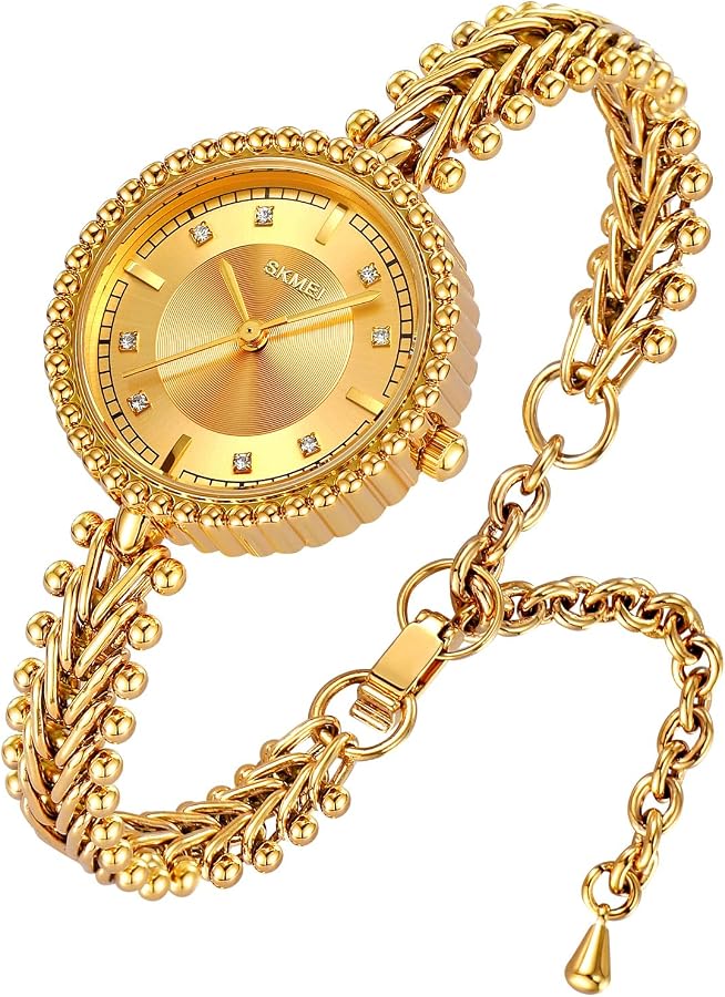 SKMEI "Elysia Gold" L'Élégance Perlée et l'Art du Bijou