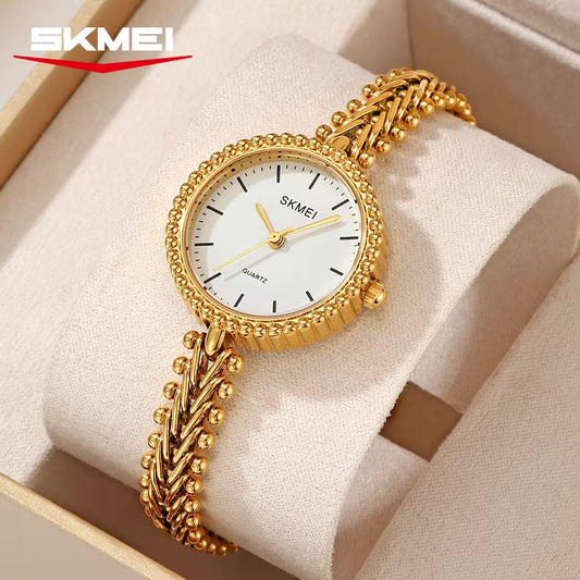 SKMEI "Elysia Gold" L'Élégance Perlée et l'Art du Bijou