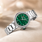 Silver Emerald Malachite